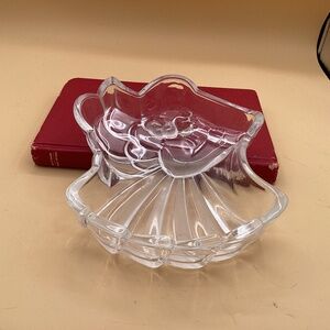 Heavenly Songs crystal serving dish